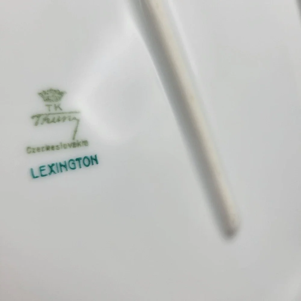 Vtg TK Thuny Lexington Czechoslovakia Serving Platter Rectangular 16.25